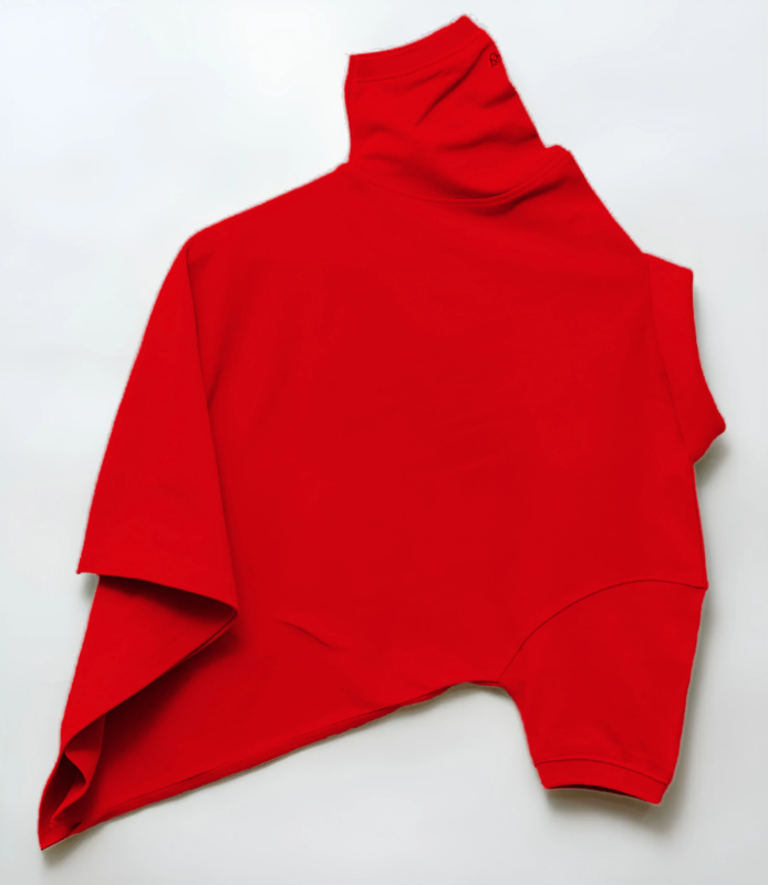 MACK JONNEY Men Solid Polo Neck Cotton Blend Red T-Shirt