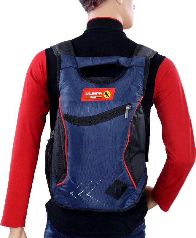 20 Ltrs Polyester Backpack *For Boys & Girls ( Blue )