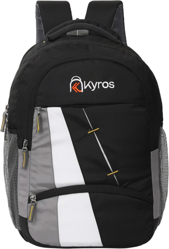 Black Polyester Backpack ( 35 Ltrs )