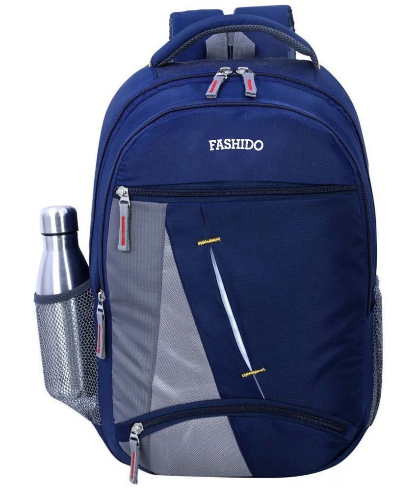 Blue Polyester Backpack bag ( 35 Ltrs )