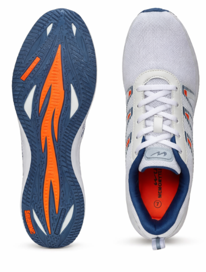WENDIGO White Red Slate Men's Running Shoes