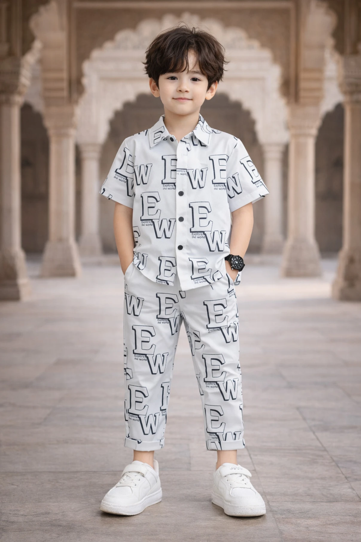 TINIMINI Boys Casual Shirt Pant