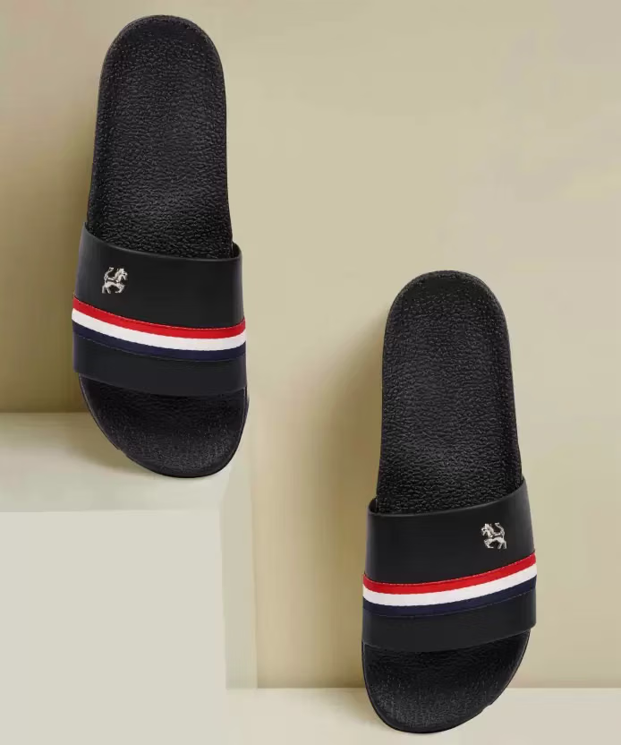 Black Men's Slide Flip Flop