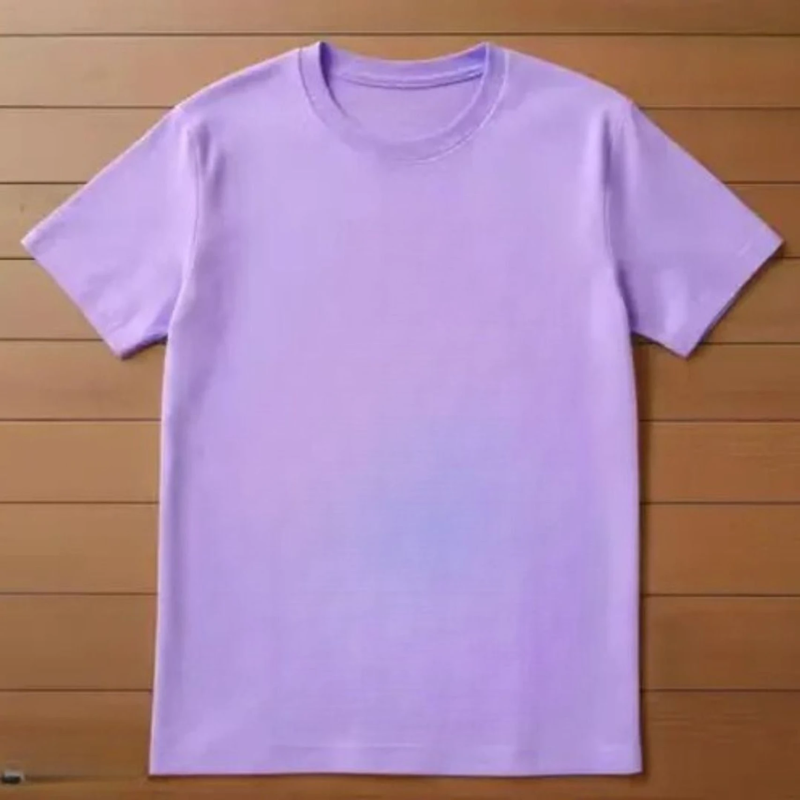 Boys & Girls Printed Polycotton Regular T Shirt (Purple, Pack of 1)