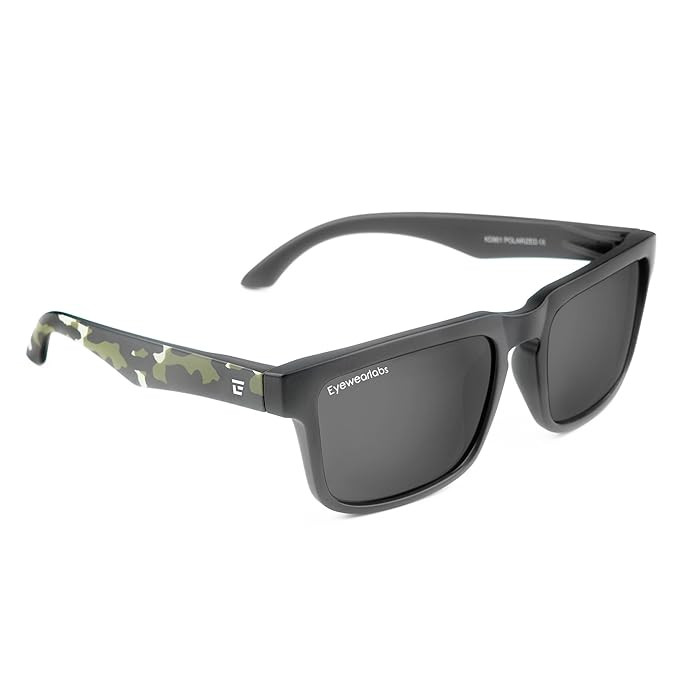 Eyewearlabs OKNO | Polarized Full Rim Rectangular Branded Stylish Sunglasses For Men & Women