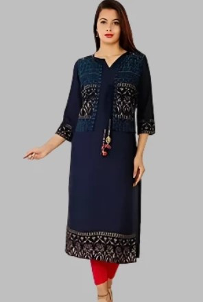 Black kite Jacket Kurti for Women Stylish Jacket Kurti