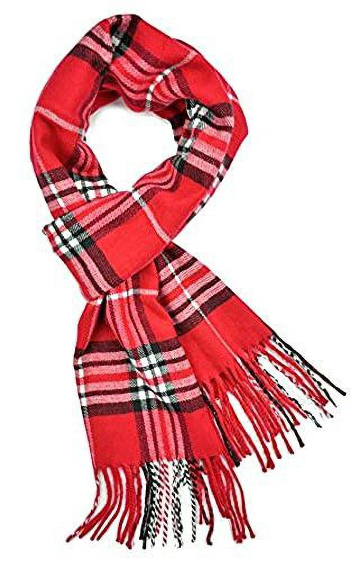 CREATURE Checkered Wool Blend Men  Scarf