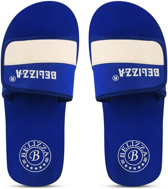 Blue Men's Slide Flip Flop