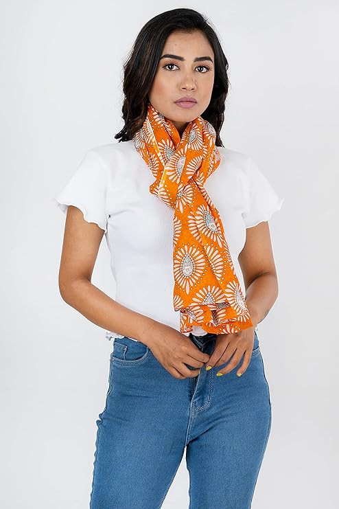 Cotton Scarf for Women, Lightweight Soft Scarves Stoles for Summer & Winter