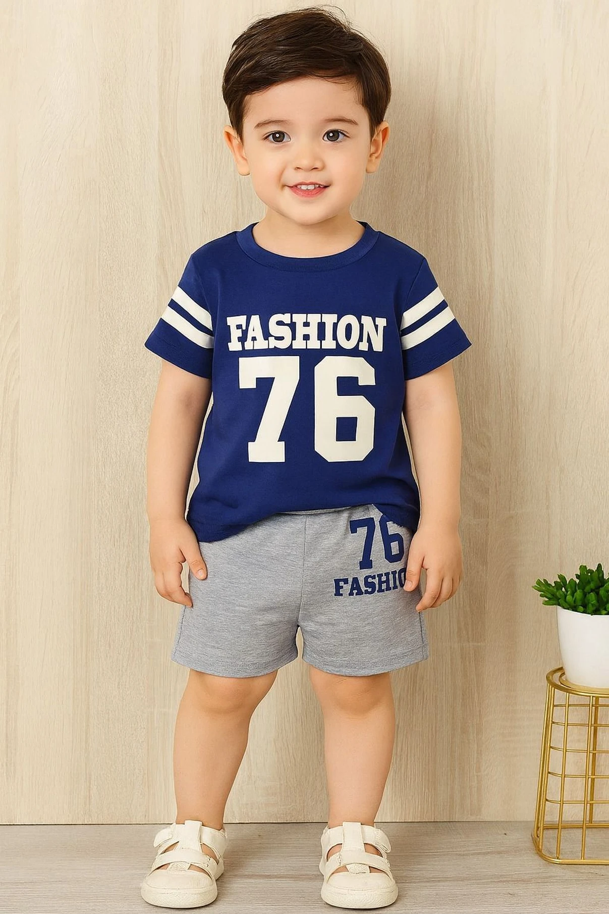 Cutevibe Baby Boys & Baby Girls Casual T-shirt Shorts