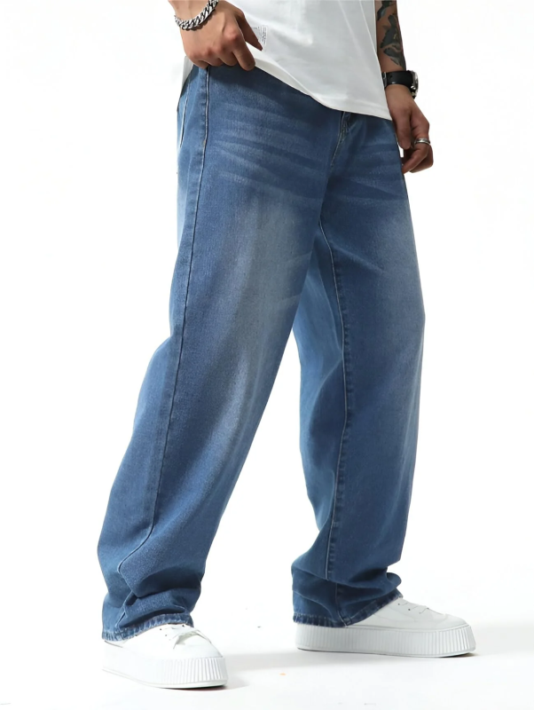 Men Wide Leg Loose jeans for men in Beggy shape Jean.