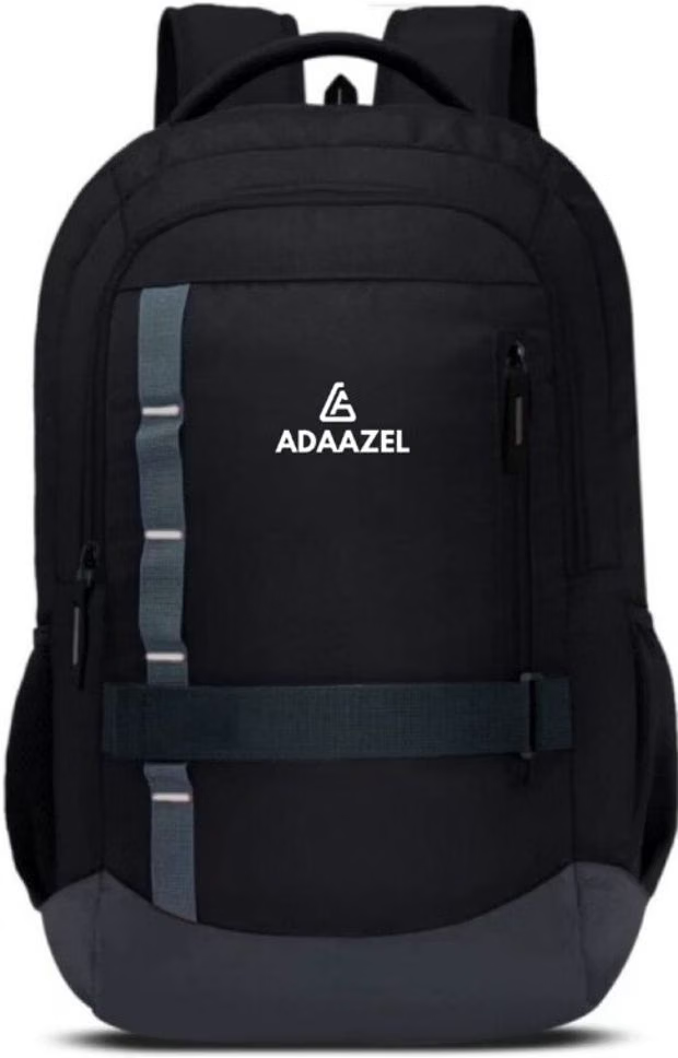 45 Ltrs Polyester Backpack *For Men ( Black )