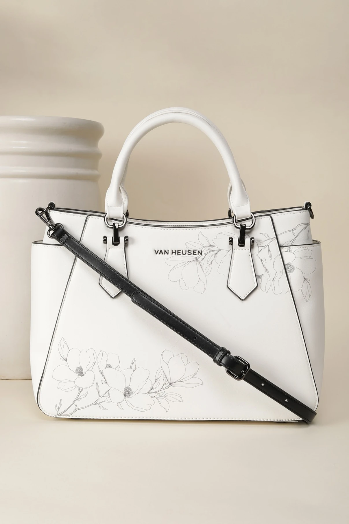 VAN HEUSEN Women White Handbag