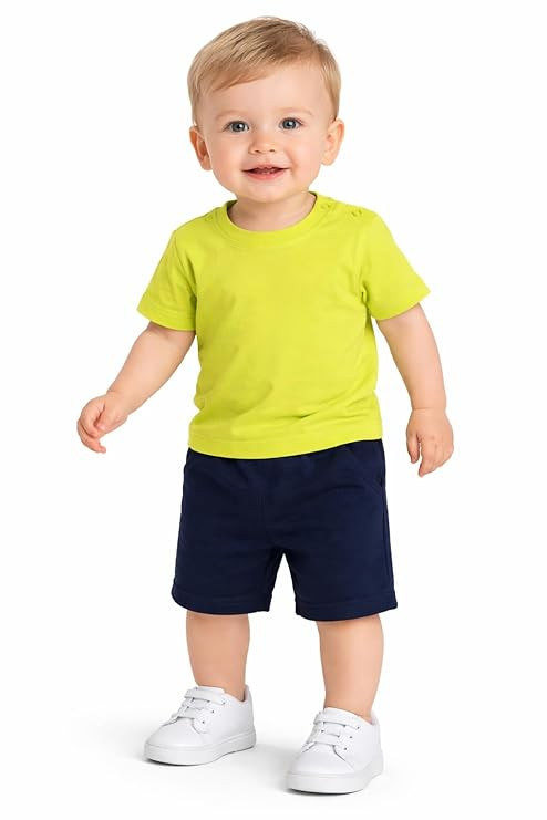 mr. mom Baby Boy T Shirt Shorts Set Cotton | Baby Boy Dress for Summer | Combo Set Kids (0-24 Months)