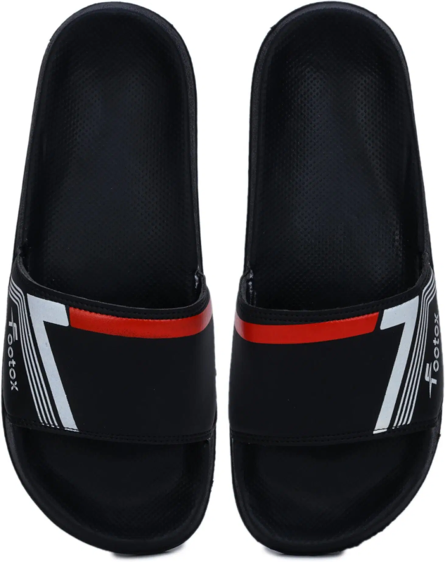 Black Men's Slide Flip Flop