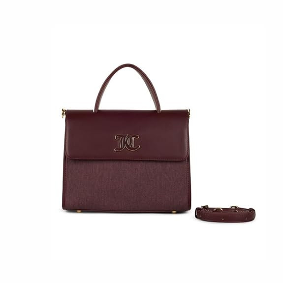 JUICY COUTURE Women's Faded Fantasy Handbag | Premium Pu | Iconic Jc Logo & Detachable Crossbody Strap | Trendy Handbags For Women's | Ideal For Gifting