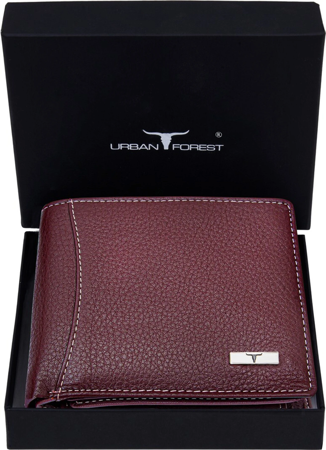 URBAN FOREST Men Brown Genuine Leather Wallet - Mini (6 Card Slots)