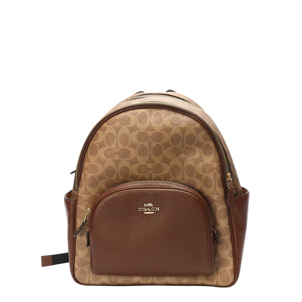 Coach Signature Canvas Court Backpack