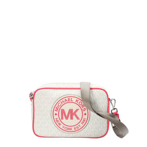 Michael Kors Fulton Sport Pink Logo Crossbody Bag