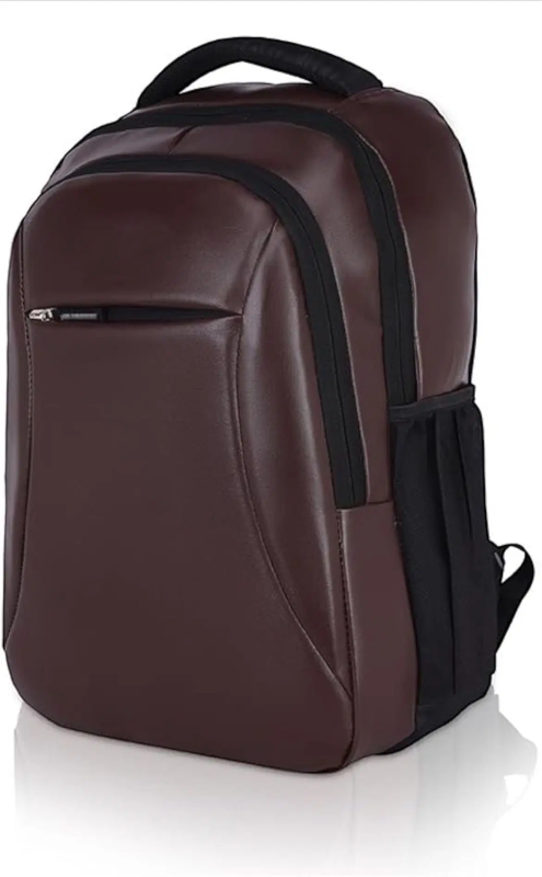 45 Ltrs Faux Leather Backpack *For Men & Women ( Brown )