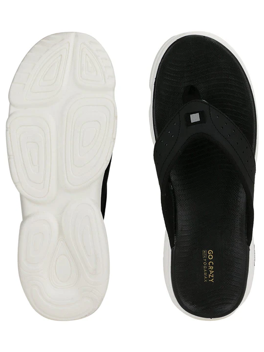 Black Men's Flip Flops