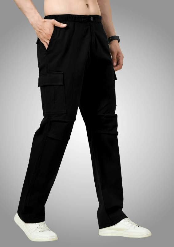 Regular Fit Solid Men's Jeans - Black ( Pack of 1 )