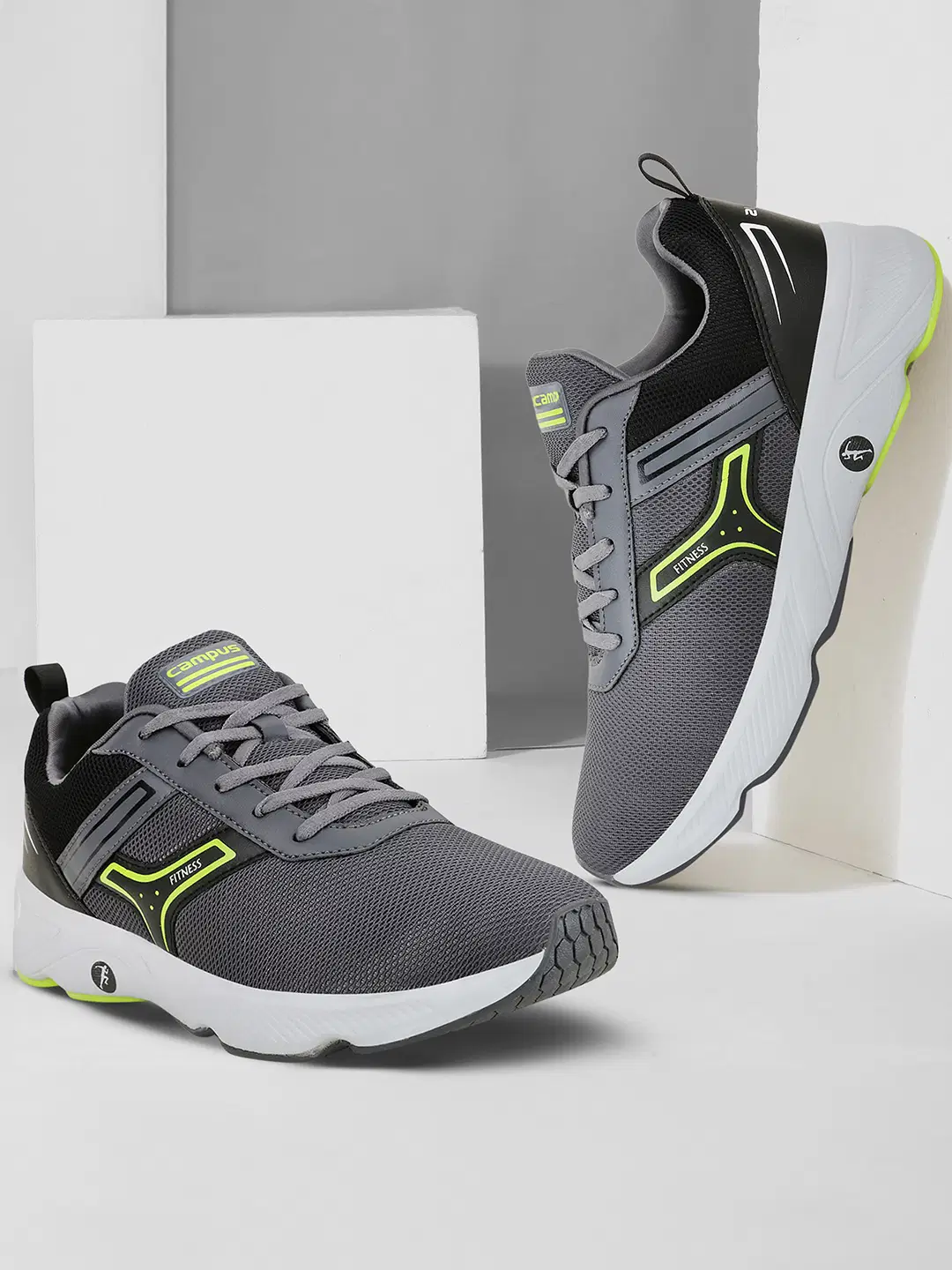 HURRICANE Gray Men's Sports Running Shoes