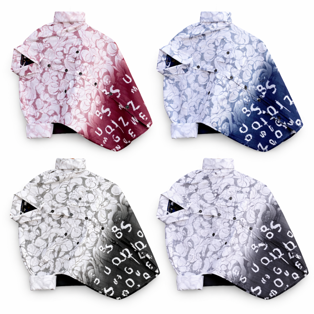 Double Shade Designer Cotton Shirts (Full Sleeve)