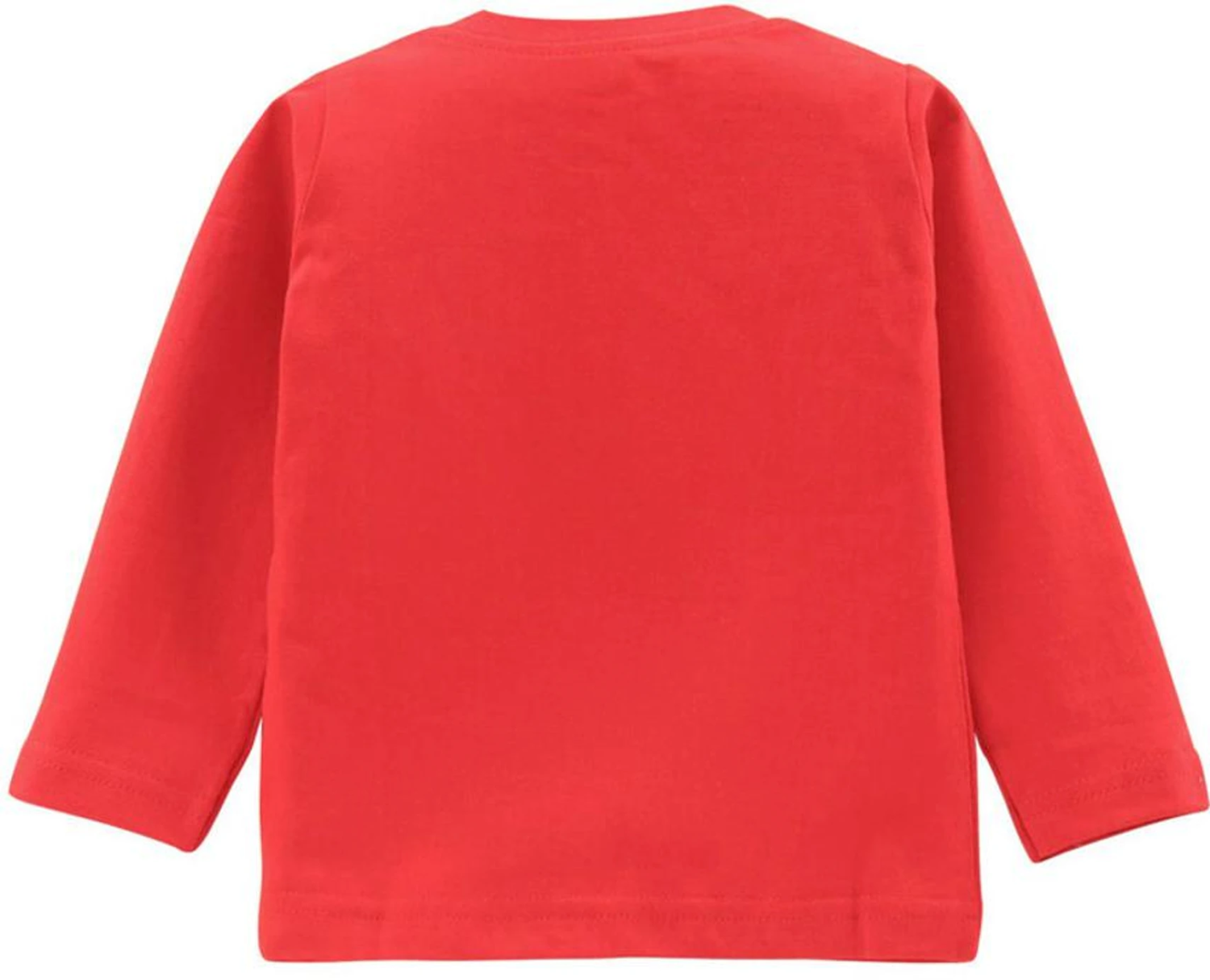 Boys Printed Pure Cotton Regular T Shirt (Red, Pack of 1)