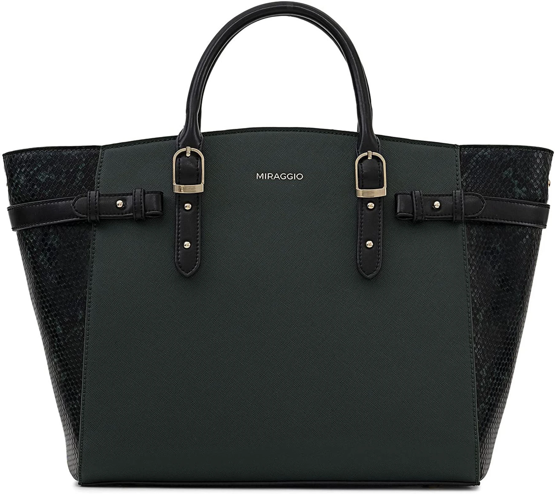 Miraggio Women Green Tote