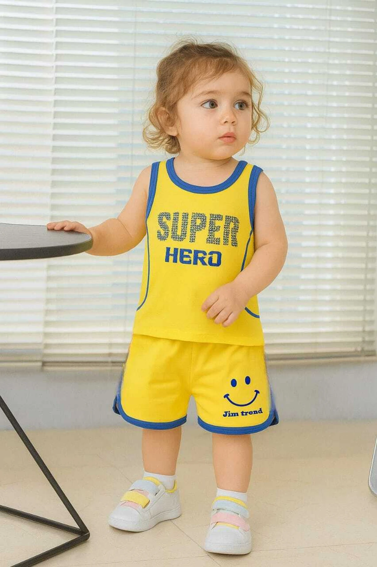 JIM Trend Baby Boys & Baby Girls Casual Dress Pant (YELLOW)