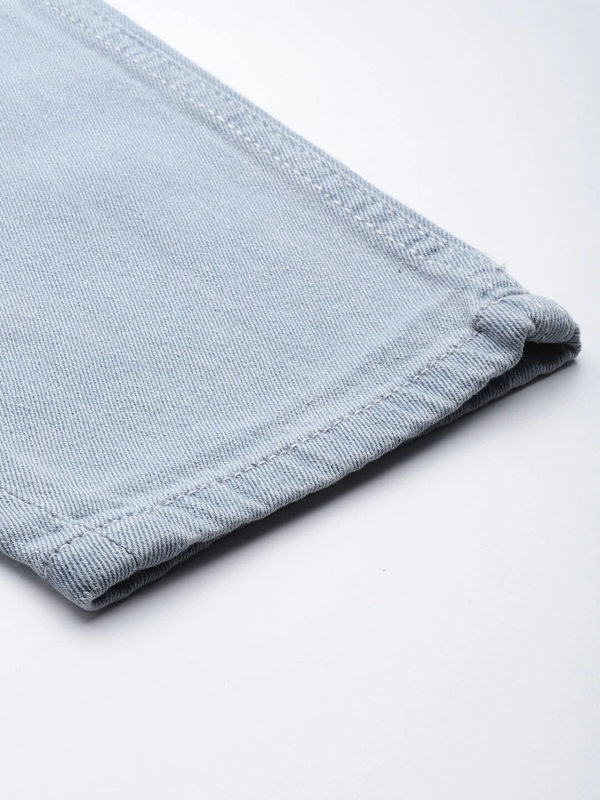 Men Regular Mid Rise Blue Jeans